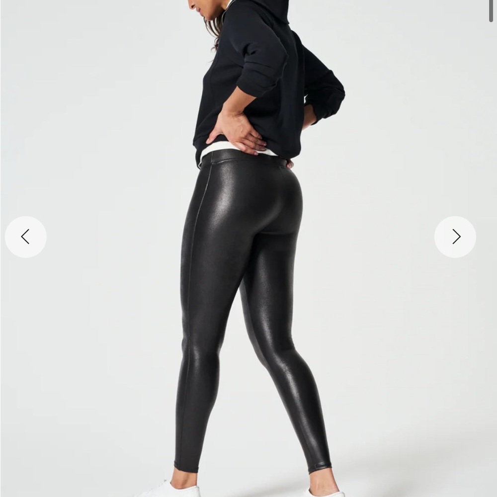 SPANX faux leather leggings